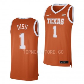 Dylan Disu #1 Texas Longhorns Limited Basketball Jersey 2022-23 Orange