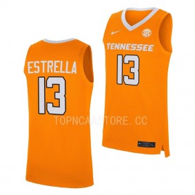 Joseph Estrella Tennessee Volunteers #13 Orange Replica Basketball Jersey 2022-23