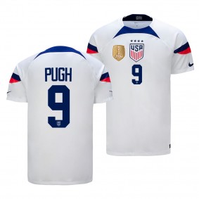 Mallory Pugh USWNT #9 FIFA Badge White Home Jersey