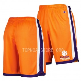 Men Orange College Basketball Clemson Tigers Shorts