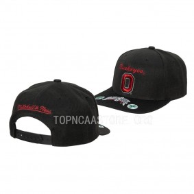 Ohio State Buckeyes Black Front Loaded Hwc Snapback Hat