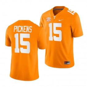 Tennessee Volunteers #15 Carl Pickens College Football Orange Game Jersey Men's