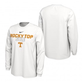 Tennessee Volunteers On Court Long Sleeve T-Shirt White